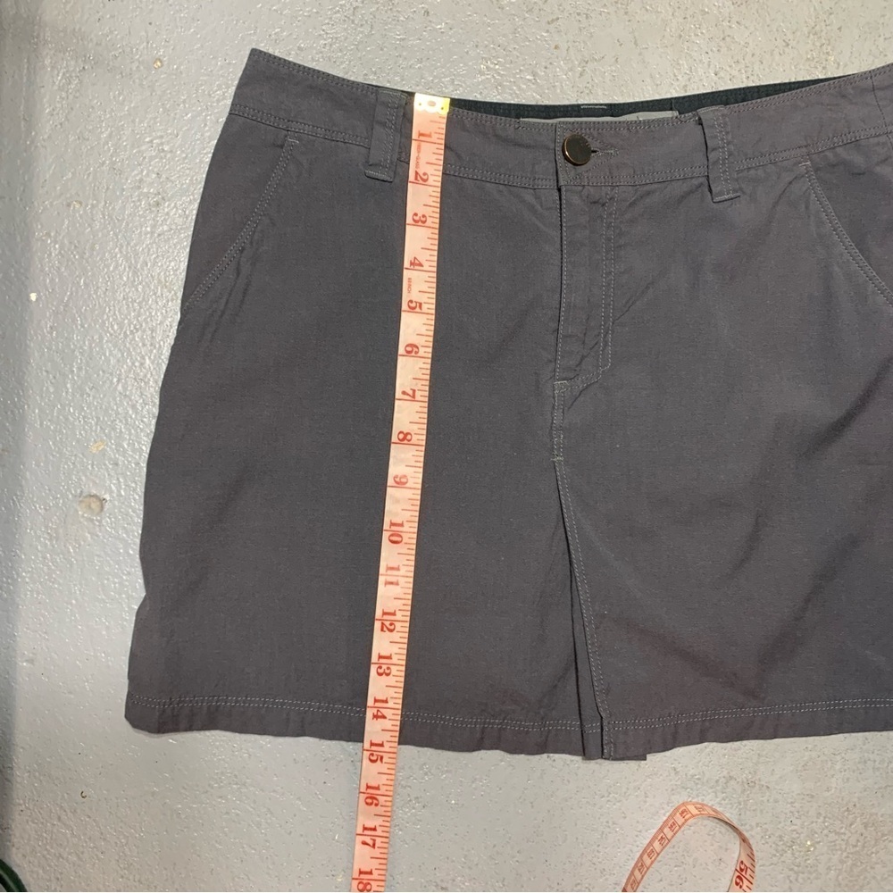 Icebreaker Destiny Skirt Gray Sz 28 Merino Organic Cotton A line Casual Sporty - Picture 13 of 15